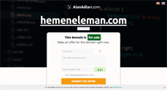 Desktop Screenshot of hemeneleman.com