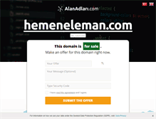 Tablet Screenshot of hemeneleman.com